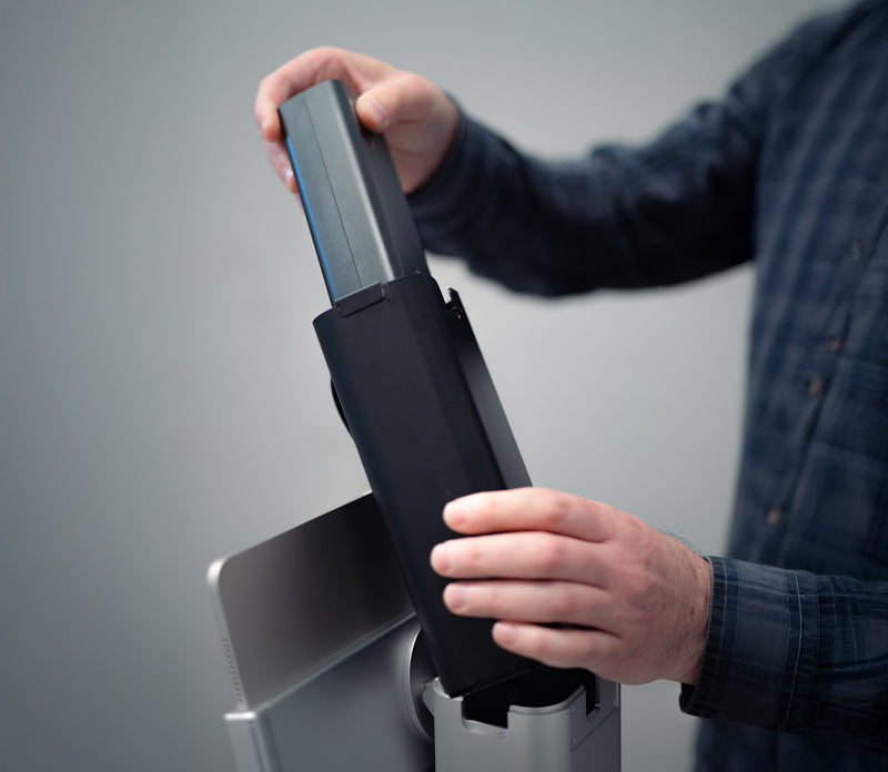 Powered iPad Floor Stand